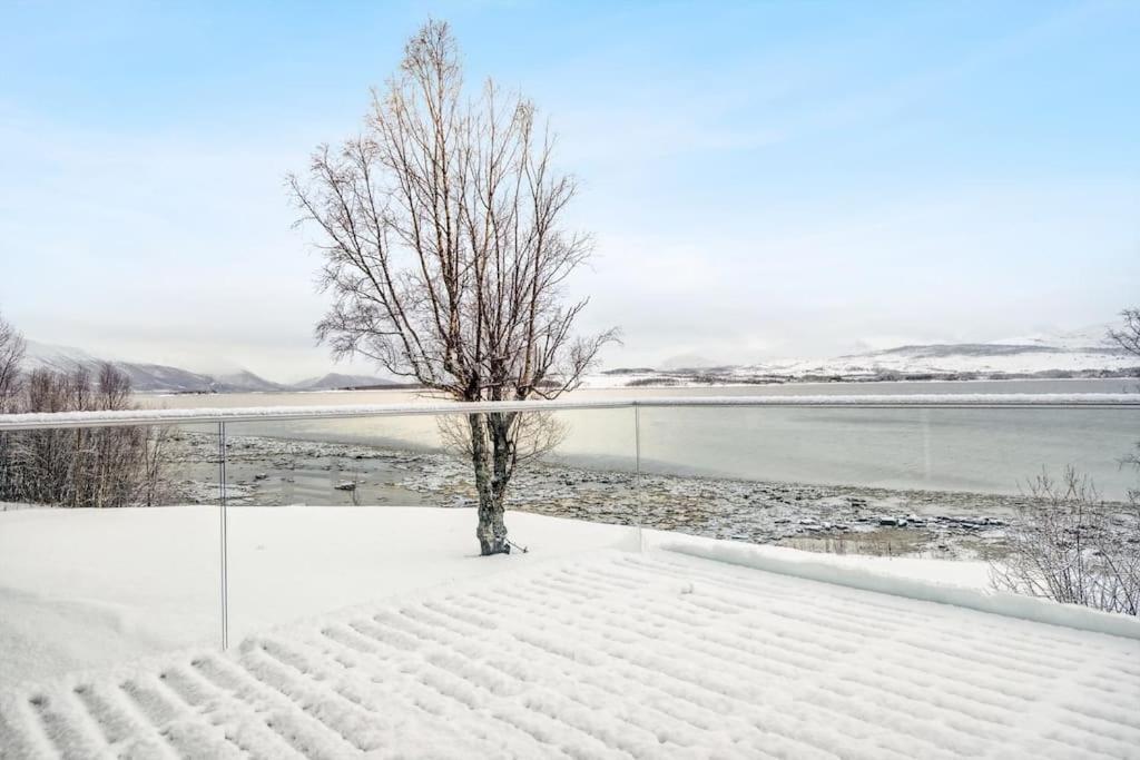 Hus Med Egen Strandlinje Tromsø Kültér fotó